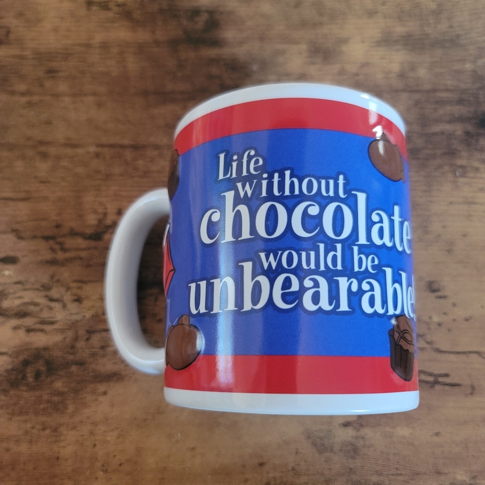 FANNIE MAY Sid Chocolate Bear Mug